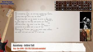 Aqualung - Jethro Tull Bass Backing Track with chords and lyrics