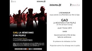 preview picture of video 'Projection publique à Gao du film GAO, la résistance d'un peuple'
