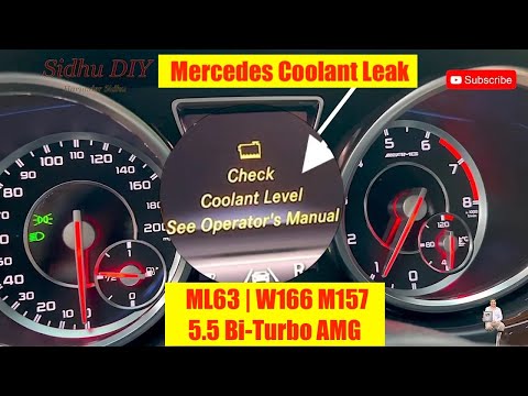 How To Replace Coolant Line on ML63 AMG Mercedes M157 Bi-Turbo | How To Fix Coolant Leak on Mercedes