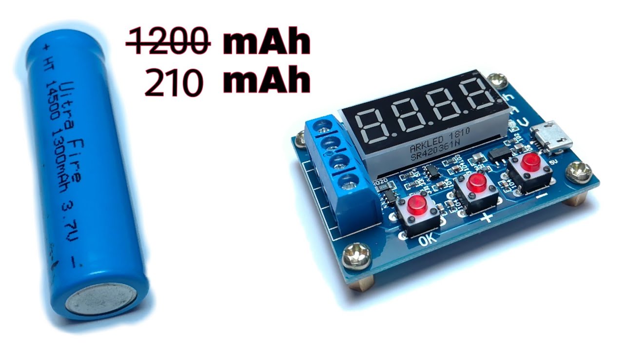 ZB2L3 18650 Li-ion Battery Capacity Tester & Discharge Meter Video Thumbnail