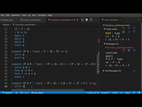 Natural Number Game in Lean 4 - Episode 8 Function World