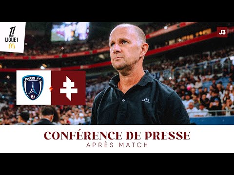 25/26 - Day 3: Paris FC - Metz, Stéphane Le Mignan's reaction