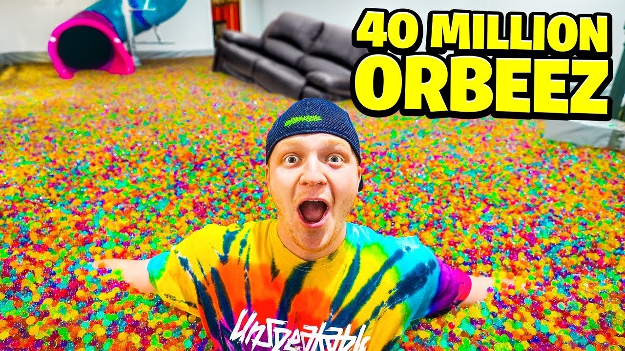 FILLING MY ENTIRE HOUSE WITH ORBEEZ!