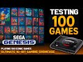 Playing 100 Iconic Sega Genesis Titles In One Video Smooth Performance
