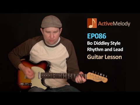 Bo Diddley Rhythm and Lead Guitar Lesson - EP086