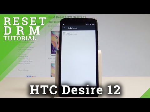 How to Reset DRM on HTC Desire 12 - Delete DRM Licences |HardReset.Info