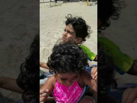 Ariyan and arzu at east beach galveston