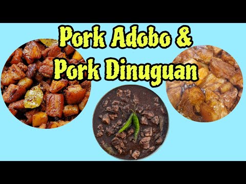 Pork Adobo & Pork Dinuguan #cooking #recipe #porkadobo #adobo #dinuguan #porkdinuguan 
