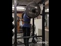 120kg Front Squat 10 reps for 5 sets with pause - ass to grass #shorts