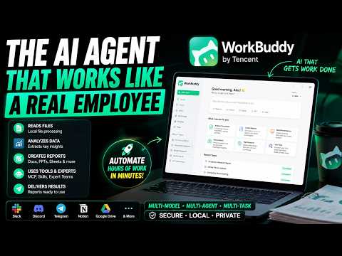 The AI Agent That Works Like a Real Employee | WorkBuddy