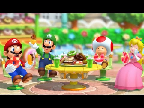 Mario Party 10 - All Donut Eating Animations in Shy Guy Shuffle
