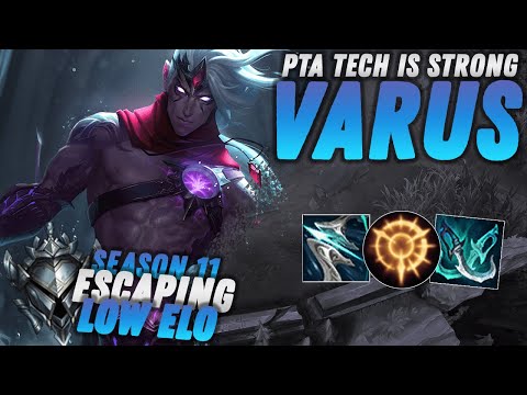 PTA TECH IS STRONG ON CRIT VARUS! - Escaping Low Elo Season 11 | League of Legends