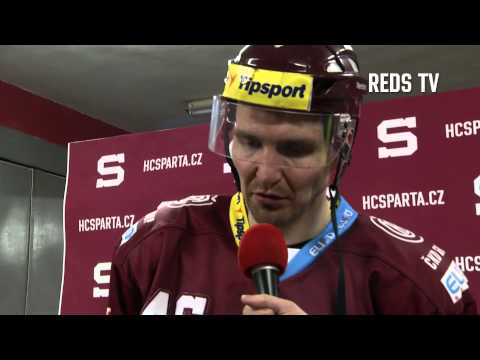 Přestávkový rozhovor se sparťanem Petrem Kumstátem