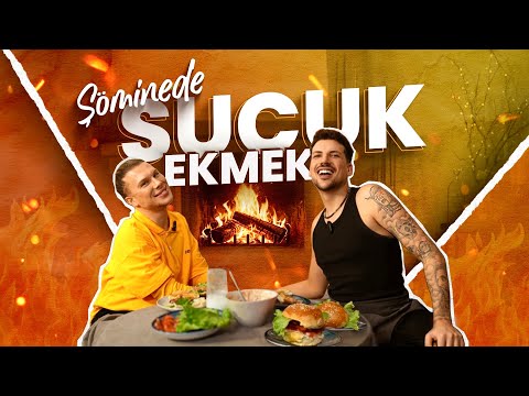 ŞÖMİNEDE SUCUK EKMEK