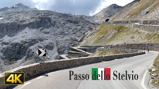 Overlooking the spectacular Passo dello Stelvio in Italy