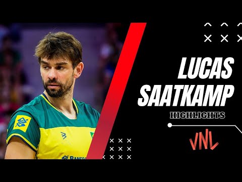 🔥 Lucão in VNL 2024 | Blocks, spikes & stats of the Brazilian middle blocker 🏐🇧🇷 #vnl2024