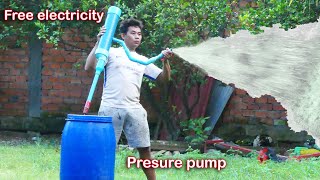 Download lagu I turn PVC pipe into a water pump no need electric power easy way life hacked at home 4 mp3