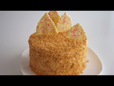 Homemade cake "Napoleon" 28 layers