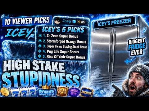 Thumbnail for video: 🧊 Ice Cold Gambling "SUPER HIGH STAKES" 🧊