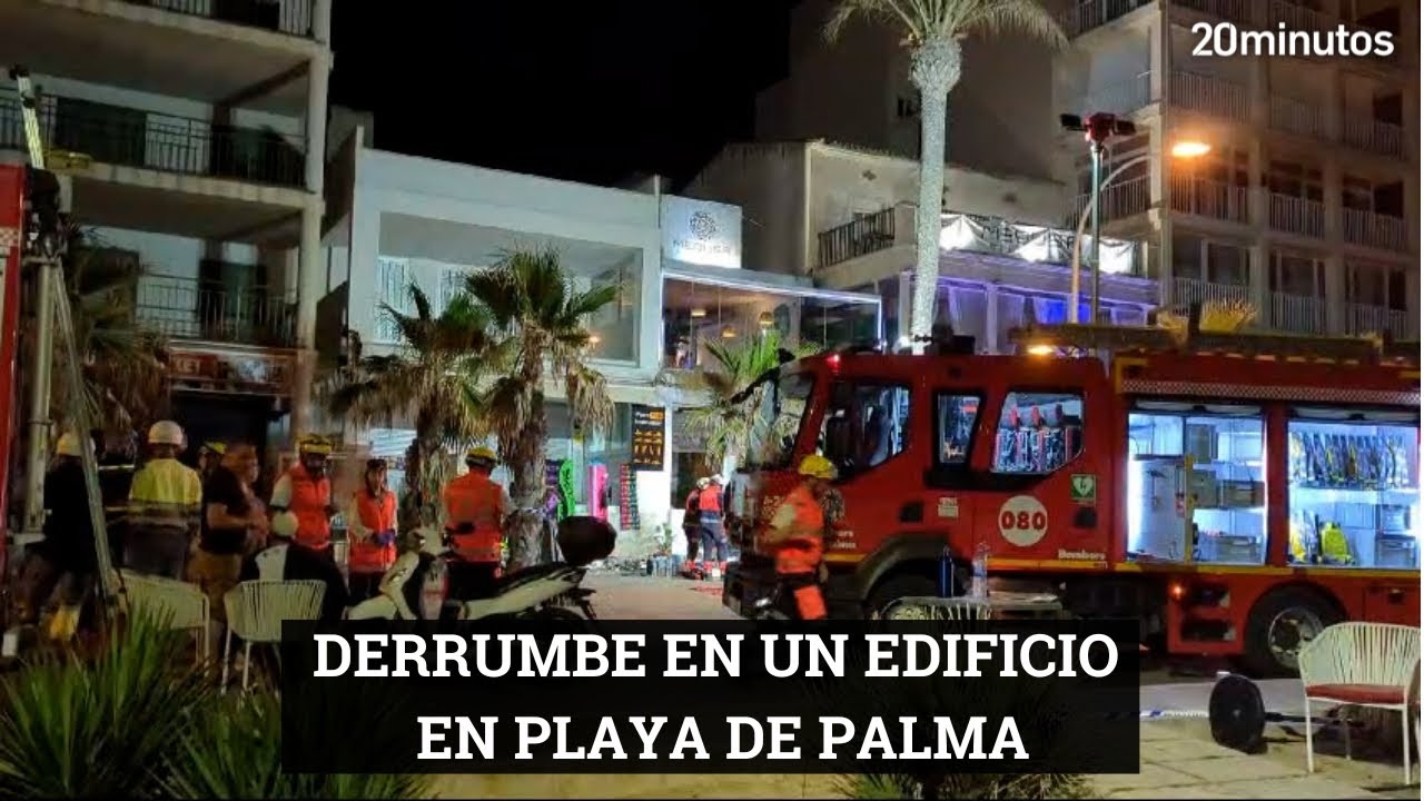 DERRUMBE DE UN EDIFICIO EN PLAYA DE PALMA: principal hipótesis