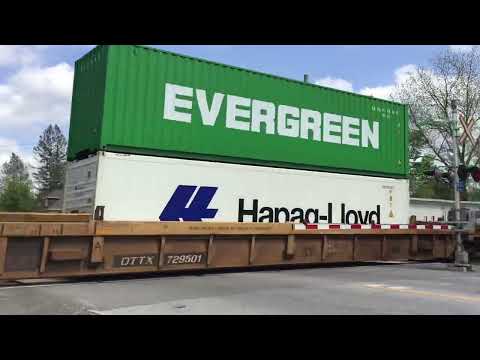 Not one but two CN CP train 113 8120 leading