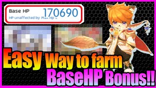How to get More BaseHP Stats Fastest Way!! [Ragnarok M Eternal Love]