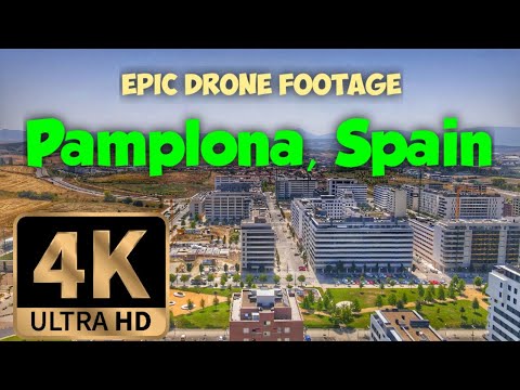 An Eye in the Sky, Pamplona High (4K Drone Footage) | Pamplona, Spain 2021
