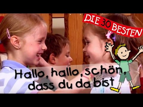 👩🏼 Hallo, hallo schön, dass du da bist - Singen, Tanzen und Bewegen || Kinderlieder