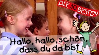 Hallo, hallo schön, dass du da bist - Singen, Tanzen und Bewegen || Kinderlieder