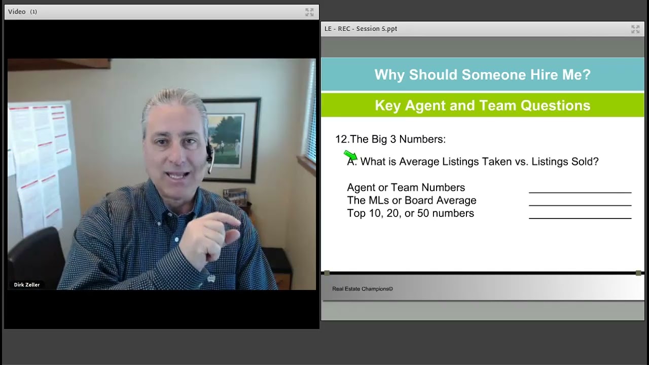 #5 Listing Edge - Building a Powerful Why You Should Hire Me Segment
