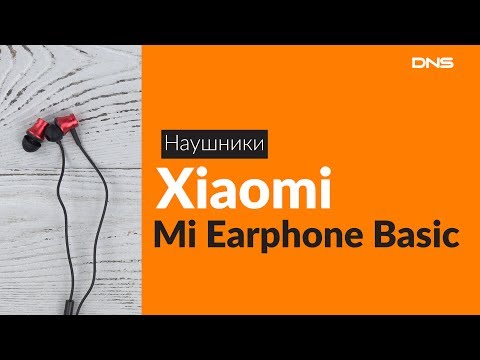 Наушники Xiaomi Mi Earphones Basic ZBW4442GL красный-черный - Видео