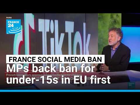 French parliament backs social media ban for under-15s in EU first