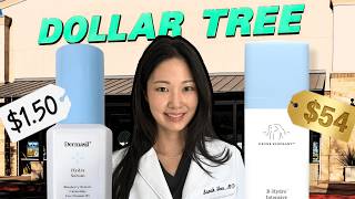 Dermatologist Compares Dollar Tree vs High-End Skincare