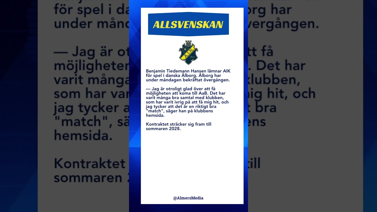 #Fotboll #Allsvenskan #AIK