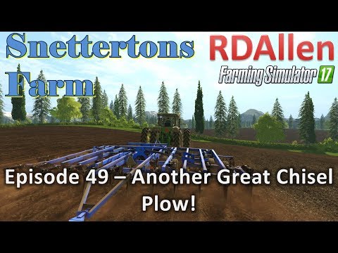 Farming Simulator 17 Snettertons E49 - A Big American Chisel Plow