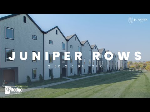 Juniper Row Townhomes property video