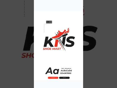 Logo Design for KNS Shoe Mart