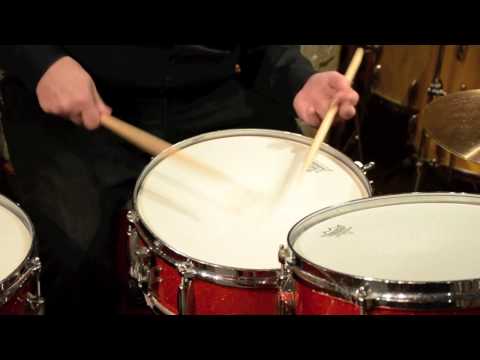 Steve Maxwell Vintage Drums - (Gretsch 1960s Tangerine Sparkle Drum Set - 2/9/13)