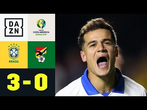 Philippe Coutinho sichert Selecao den Auftaktsieg: Brasilien - Bolivien 3:0 | Copa America | DAZN