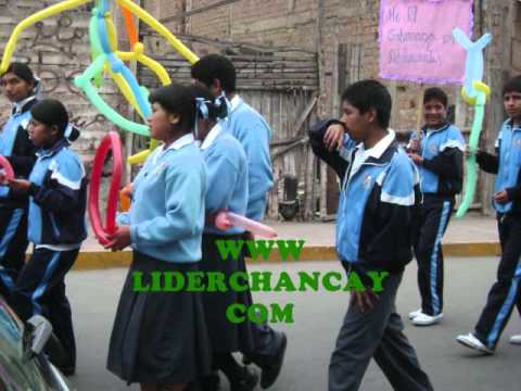 Pasacalle Semana de la Juventud en Chancay