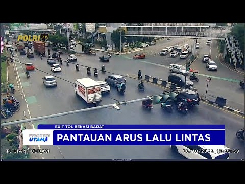 NTMC POLRI - PANTAUAN ARUS LALU LINTAS SORE 06/10/2025