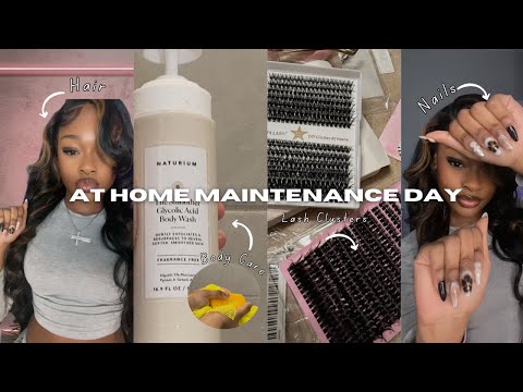 Maintenance Day AT HOME | Baddie On a Budget (getting ready for date night)