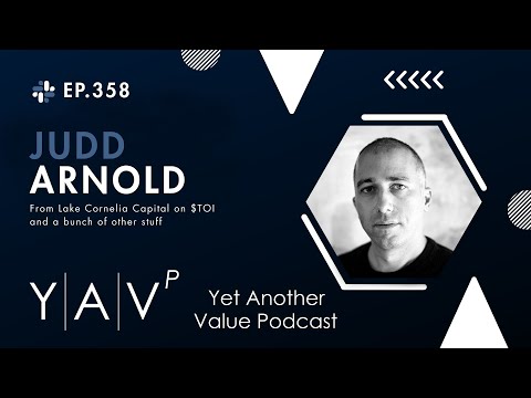 Lake Cornelia Capital's Judd Arnold on $TOI and a bunch of other stuff