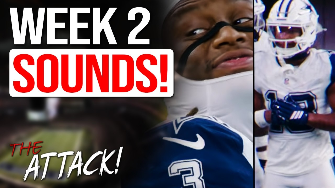 Dallas Cowboys Week 2 SOUNDS FROM SIDELINE Highlights are EXCITING!