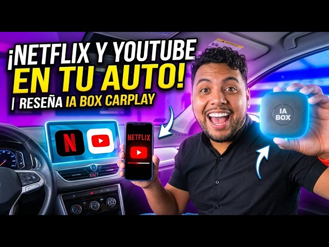 Vídeo relacionado con Magic AI Box Android Auto CarPlay,Adaptador CarPlay inalámbrico, con Estabilidad de Doble WiFi, Bloqueo Bluetooth,DriveChat Compatible con Youtube/Netflix (AD5)