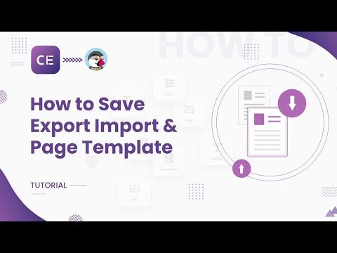How to Save Template, Export/Import and Insert on Your PrestaShop | Free PrestaShop Page Builder