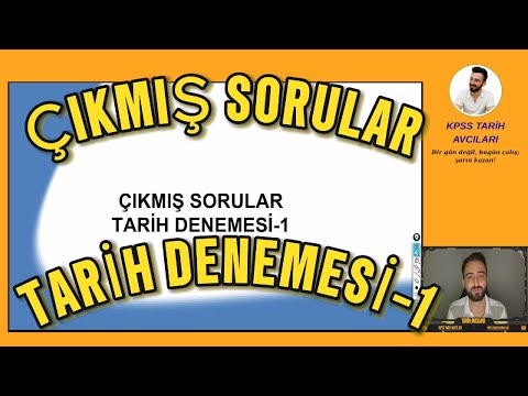 KPSS History Trial Exam 1 | Question Solutions That Look Like the Real Exam