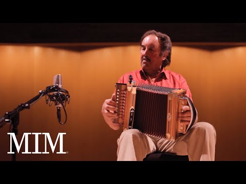 Cajun accordion and fiddle, played by Marc Savoy and Canray Fontenot