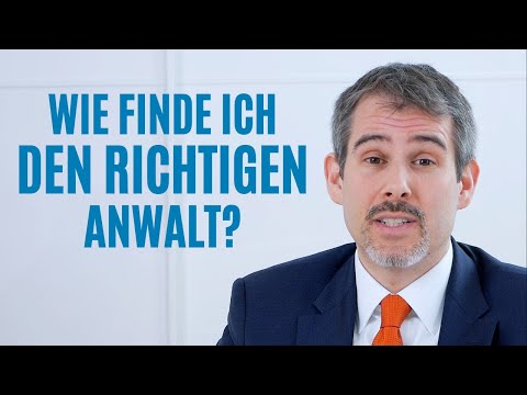 Wie finde ich den richtigen Anwalt für mich?