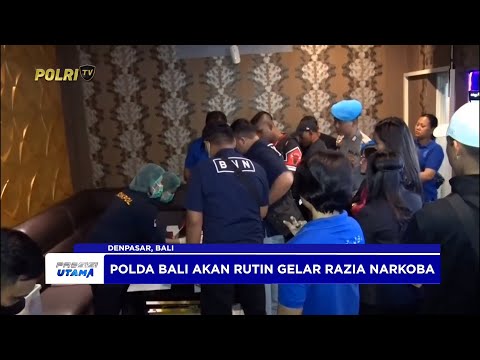 KOMITMEN POLDA BALI BERANTAS NARKOBA DI PULAU DEWATA
